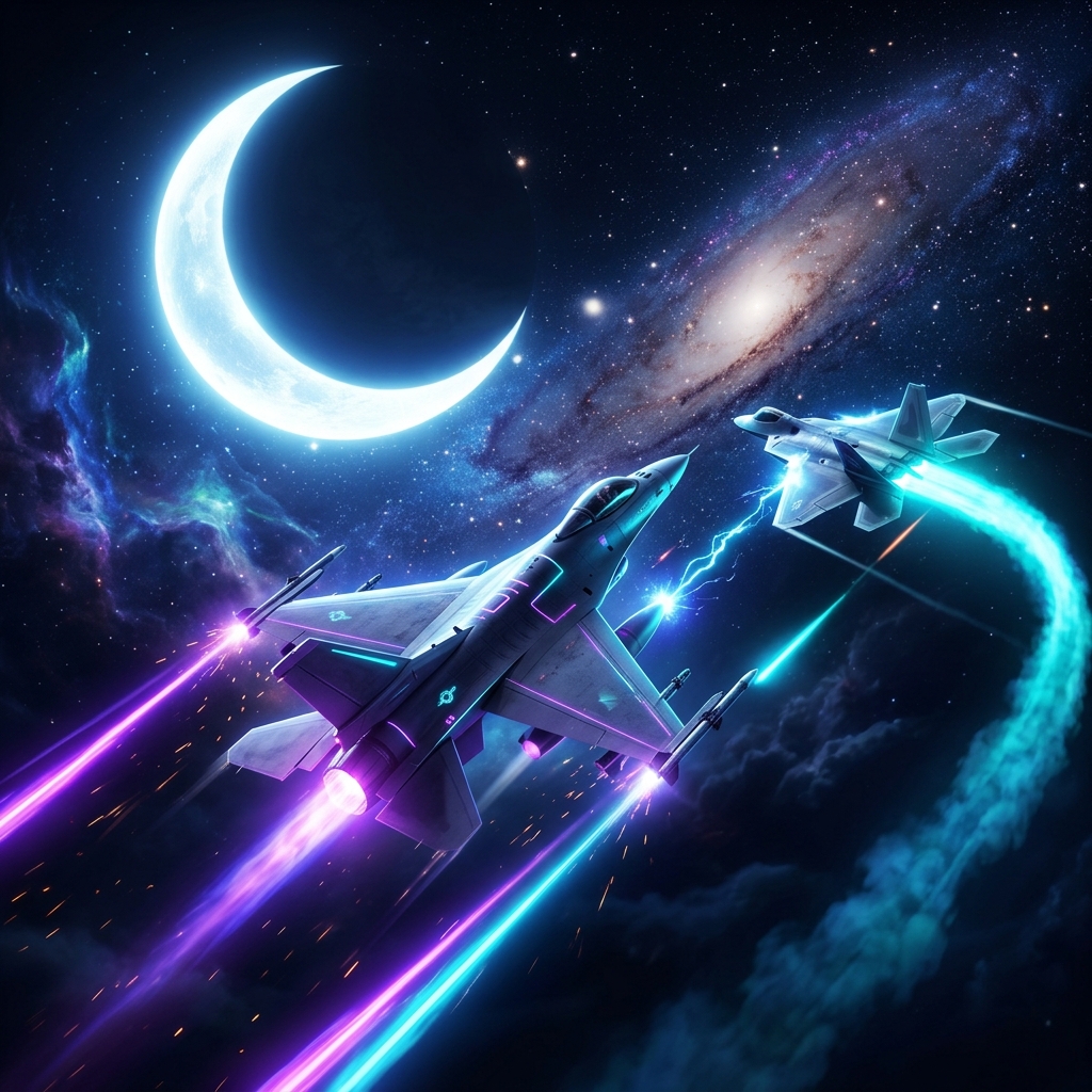 Sky Warriors 2 — 3D multiplayer jet dogfight browser game background
